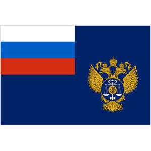Флаг Федерального казначейства с логотипом