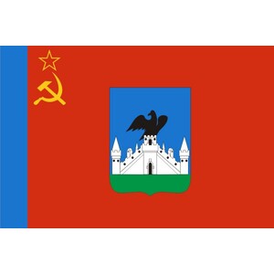 Флаг города Орел с логотипом