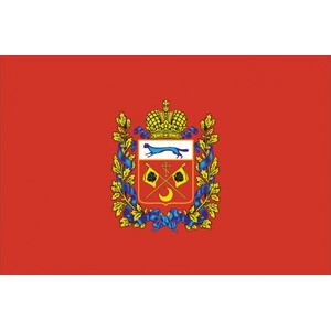 Флаг субъекта РФ Оренбургская область с логотипом