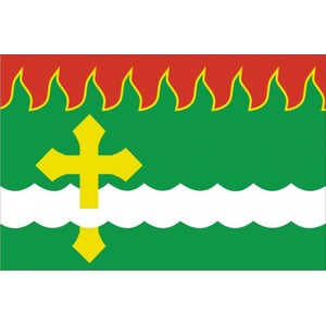 Флаг города Рошаль с логотипом