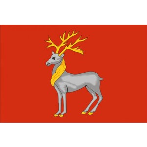 Флаг города Ростов Великий с логотипом