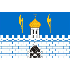 Флаг города Сергиев Посад с логотипом