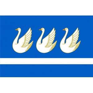 Флаг города Стерлитамак с логотипом