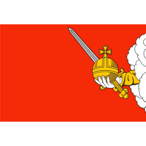 Флаг города Вологда с логотипом