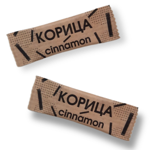 Корица в стиках с логотипом