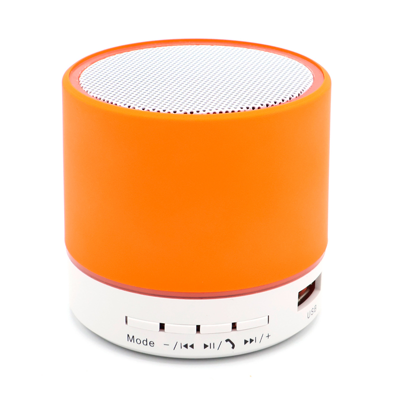 Беспроводная Bluetooth колонка Attilan (BLTS01), оранжевая с логотипом
