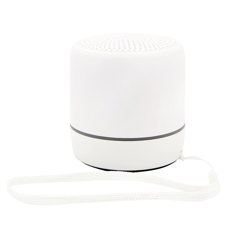 Беспроводная Bluetooth колонка Bardo, белый с логотипом