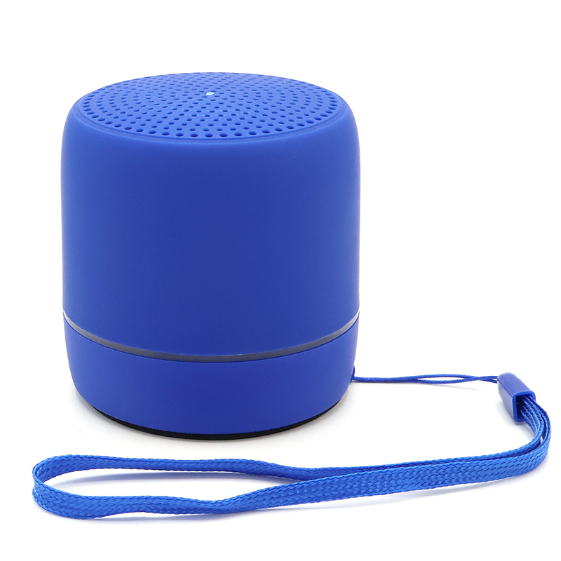 Беспроводная Bluetooth колонка Bardo, синий с логотипом
