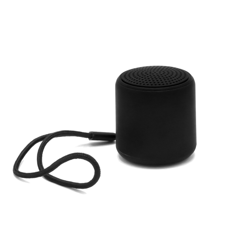Беспроводная Bluetooth колонка Music TWS софт-тач, черный с логотипом