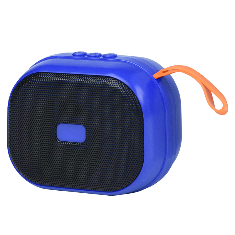 Беспроводная Bluetooth колонка Echo 3W, синий с логотипом