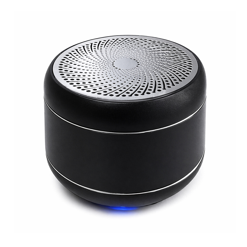 Беспроводная Bluetooth колонка SoundDot 3W+ с металлическим корпусом, черный с логотипом