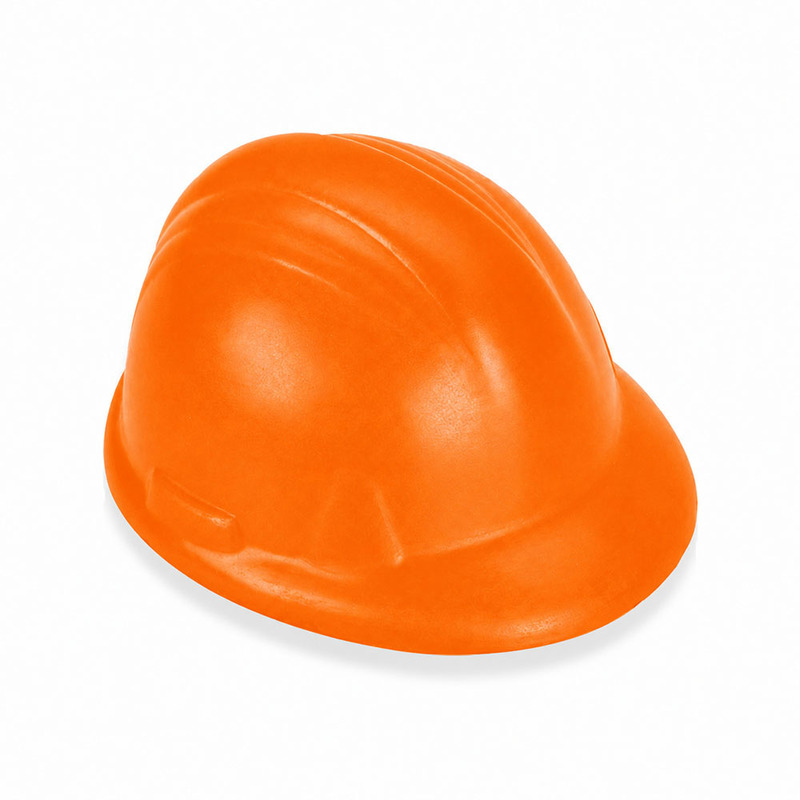Антистресс Helm, оранжевый с логотипом