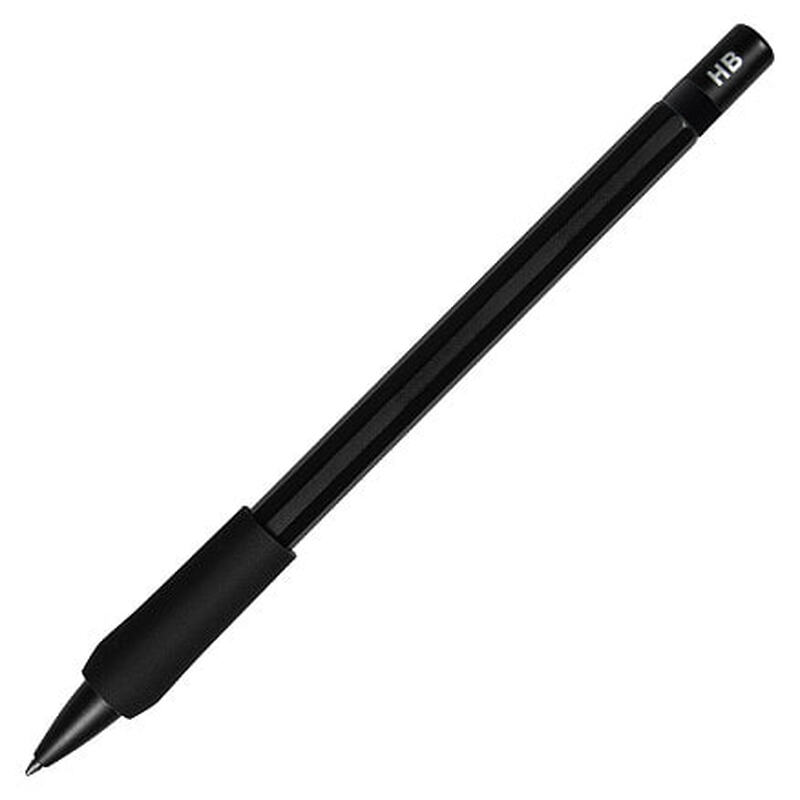 Карандаш шестигранный Hexagon Soft Grip, пластик, черный, твердость HB с логотипом