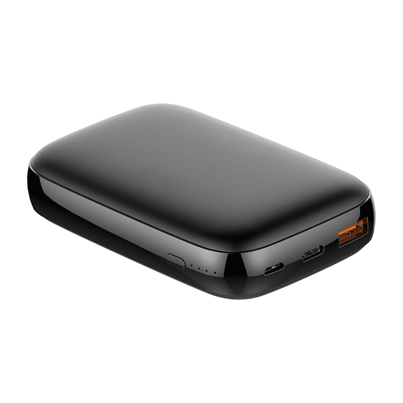 Внешний аккумулятор Galaxy QC&PD с функцией быстрой зарядки, 10000 mah, черный с логотипом