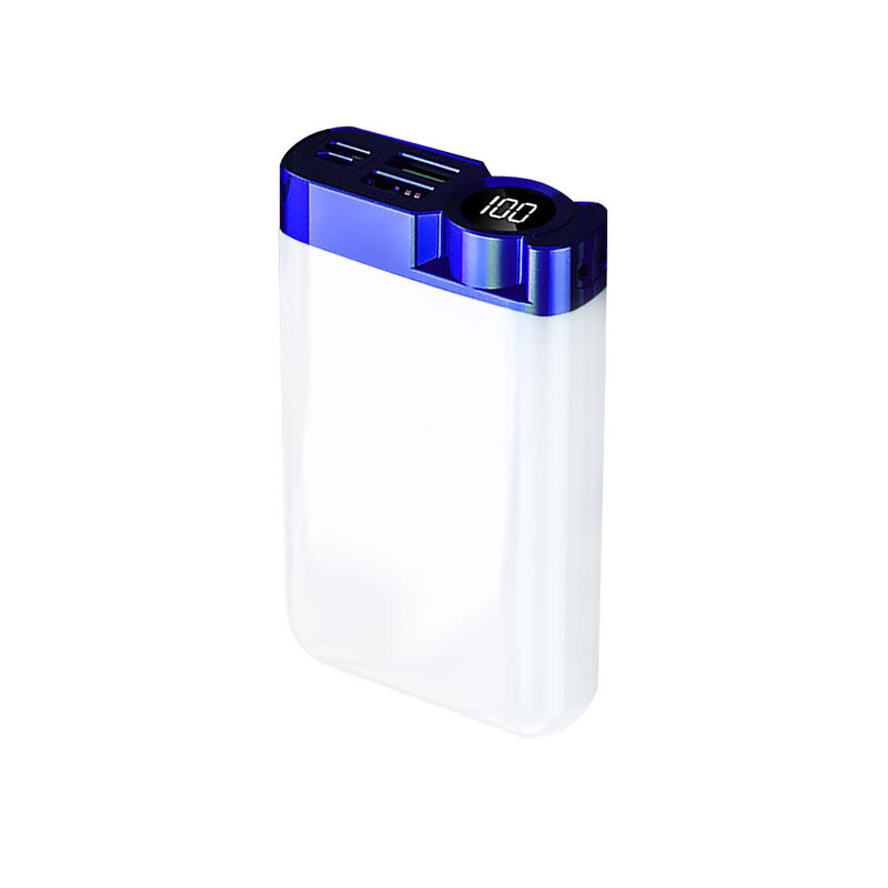Внешний аккумулятор Strom, 10000 mAh, синий с логотипом