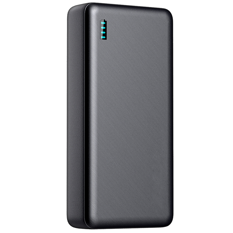 Внешний аккумулятор Belong, 20000 Mah, черный с логотипом
