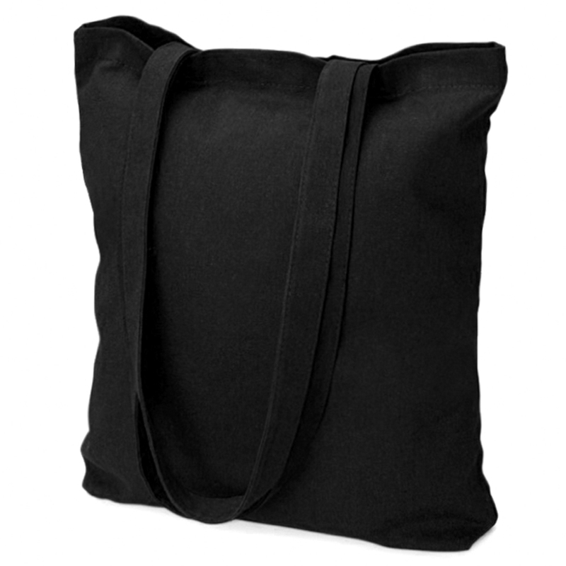 Сумка хозяйственная  Bagsy easy, черная с логотипом