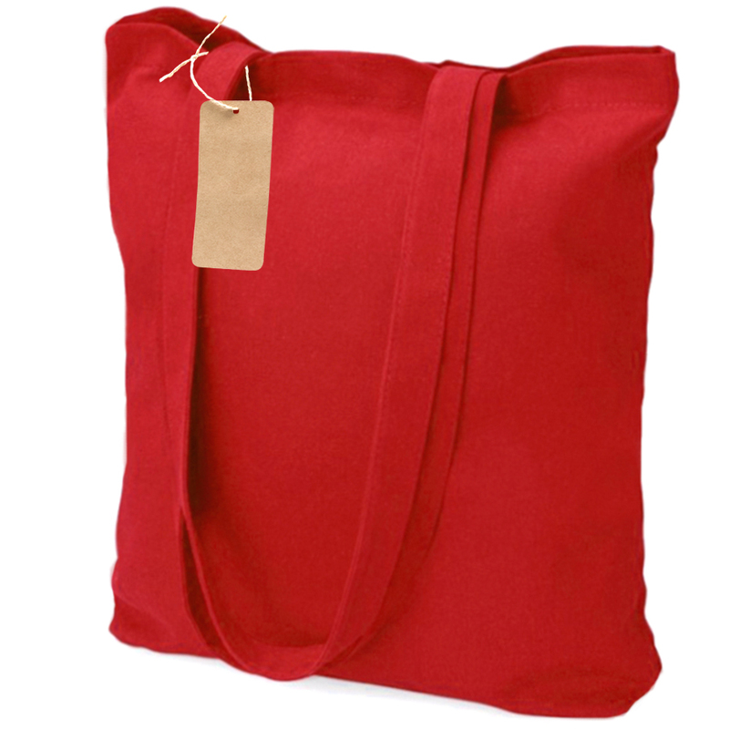 Сумка хозяйственная Bagsy easy To Go 105 г/м2, красная с логотипом