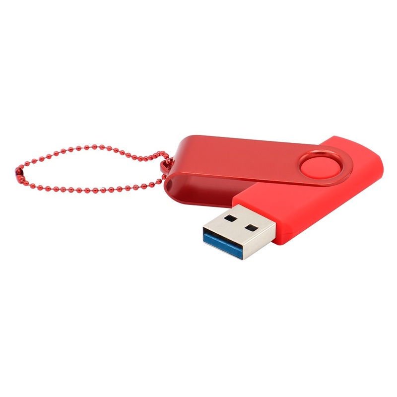 Флешка Designer To Go 3.0 USB 64Gb, красный с логотипом