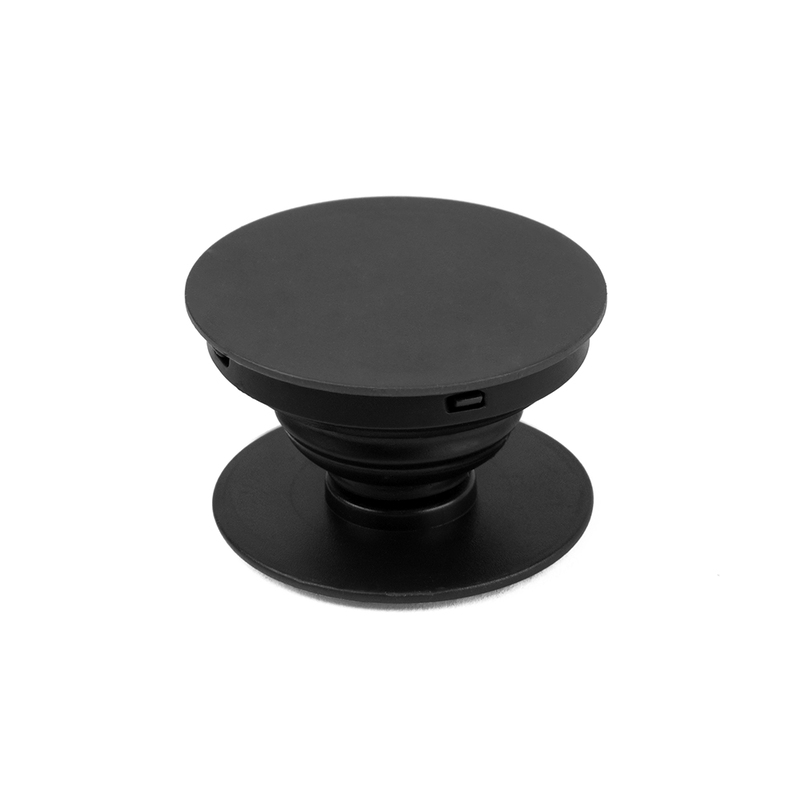 Подставка-держатель для телефона PopSocket, чёрный с логотипом