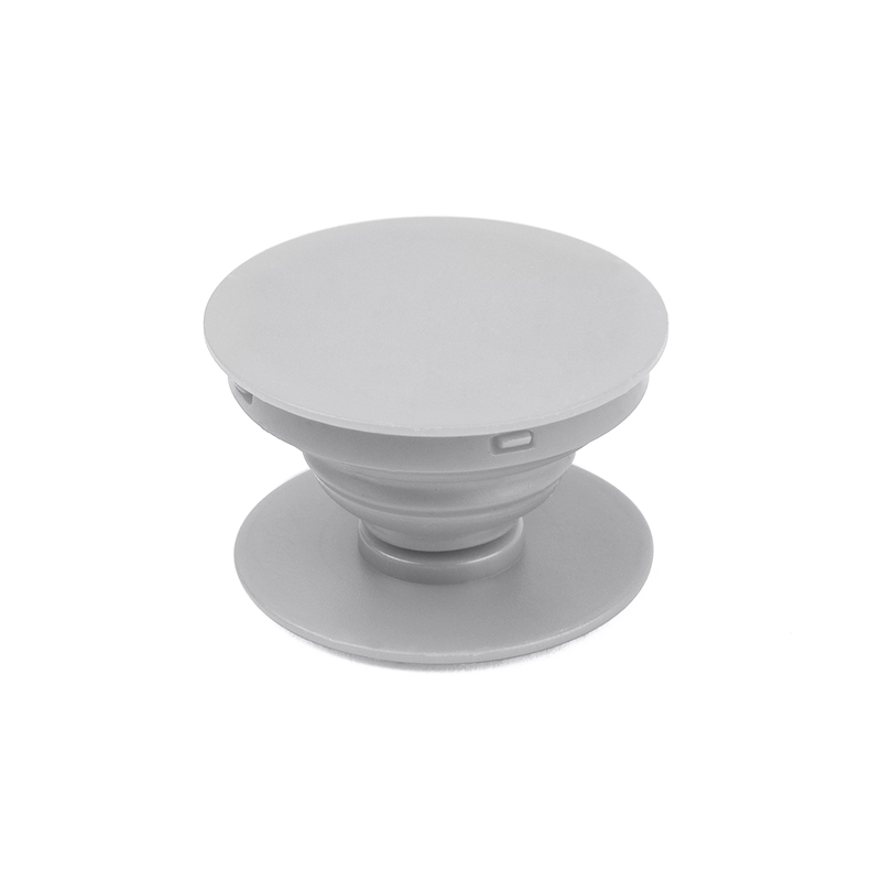 Подставка-держатель для телефона PopSocket, серый с логотипом