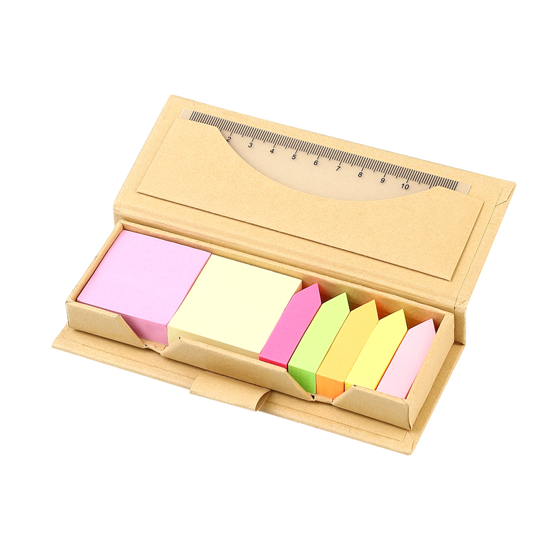 Набор цветных бумажных стикеров Boxer с логотипом