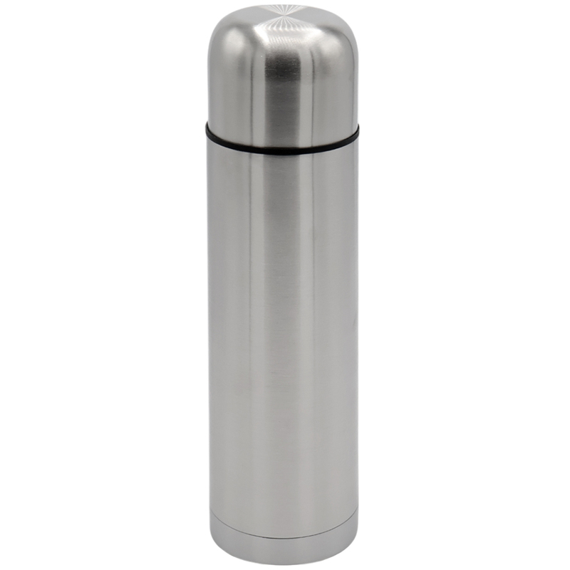 Термос Picnic Silver 750 мл , серебристый с логотипом
