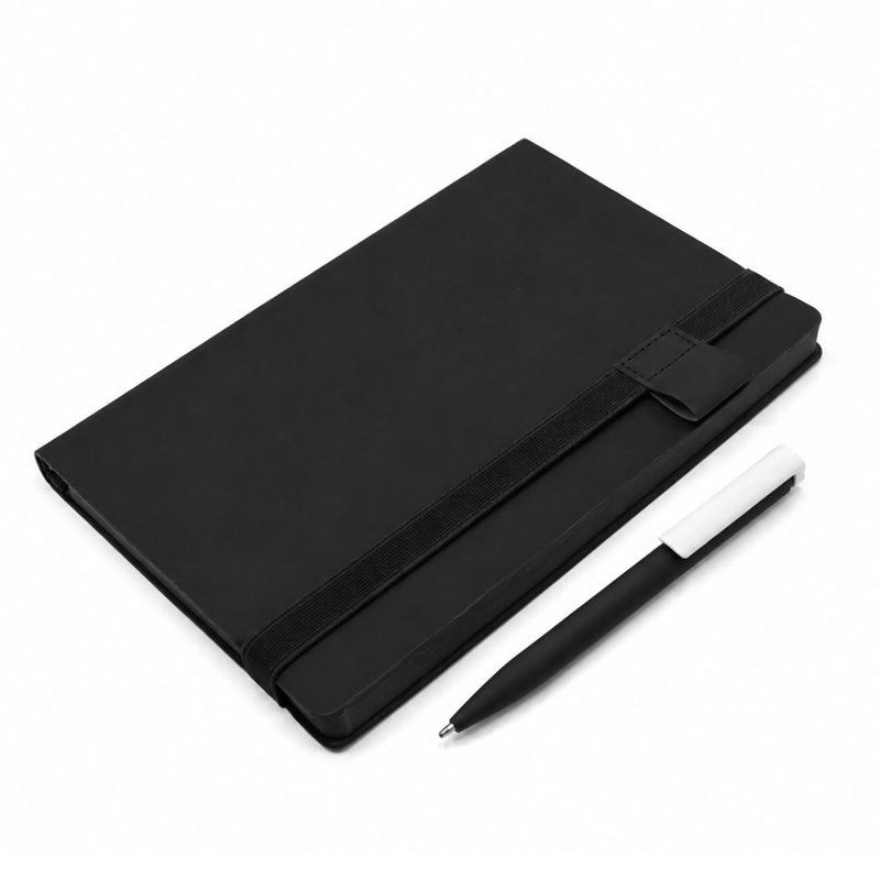 Подарочный набор Flow & Write, чёрный с логотипом