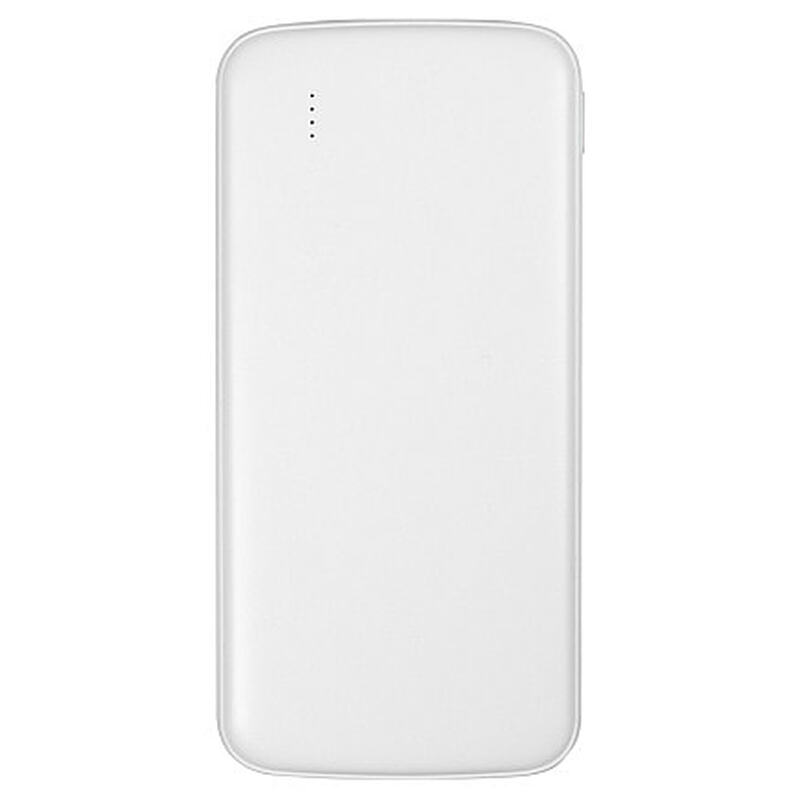Внешний аккумулятор «Universal» 10 000 mAh, белый с логотипом