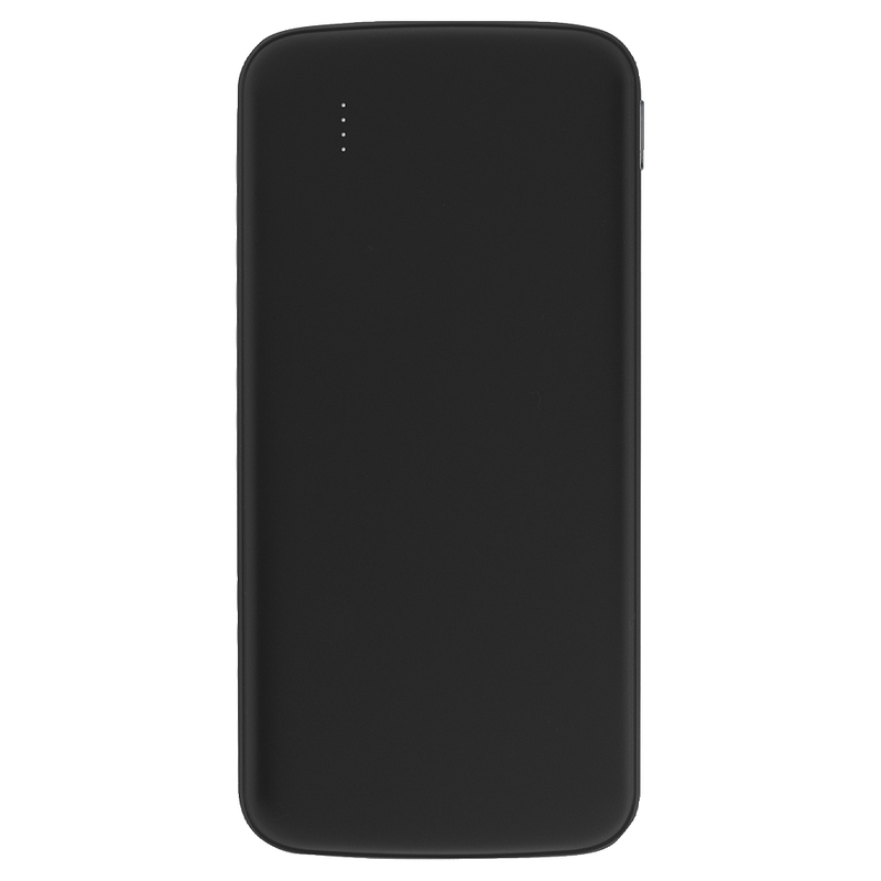 Внешний аккумулятор «Universal» 10 000 mAh, черный с логотипом