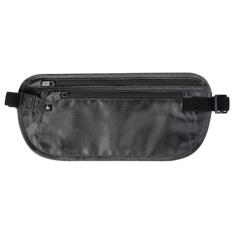 Поясная сумка COMFORT MONEY BELT, чёрный с логотипом