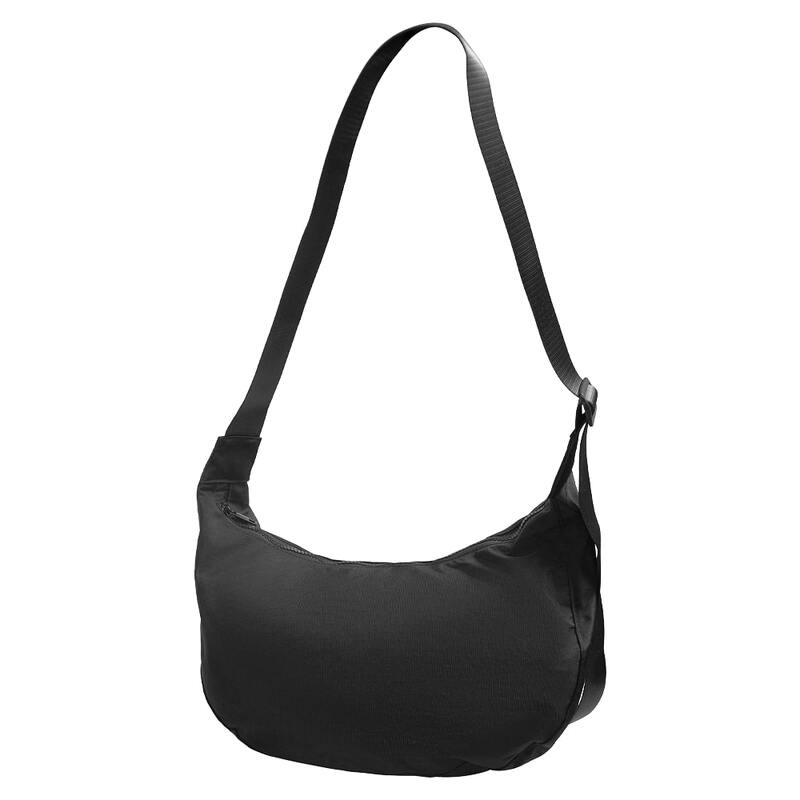 Сумка нейлоновая Messenger Bag Comfort Explorel, чёрная с логотипом