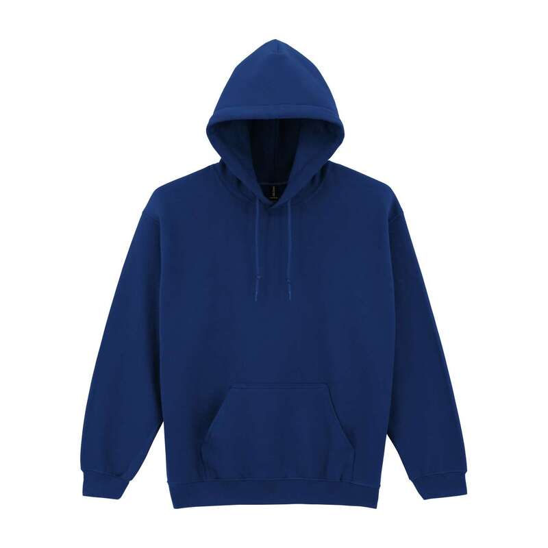 Худи HEAVY BLEND, МОРСКОЙ СИНИЙ 3XL с логотипом