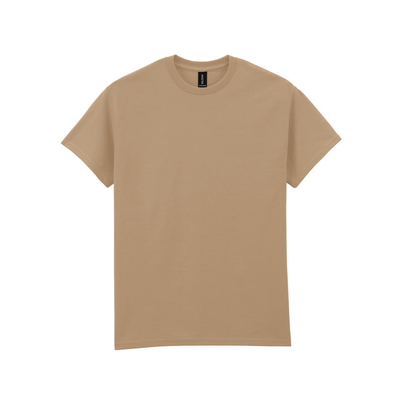 Футболка ULTRA COTTON, БЕЖЕВЫЙ 2XL с логотипом