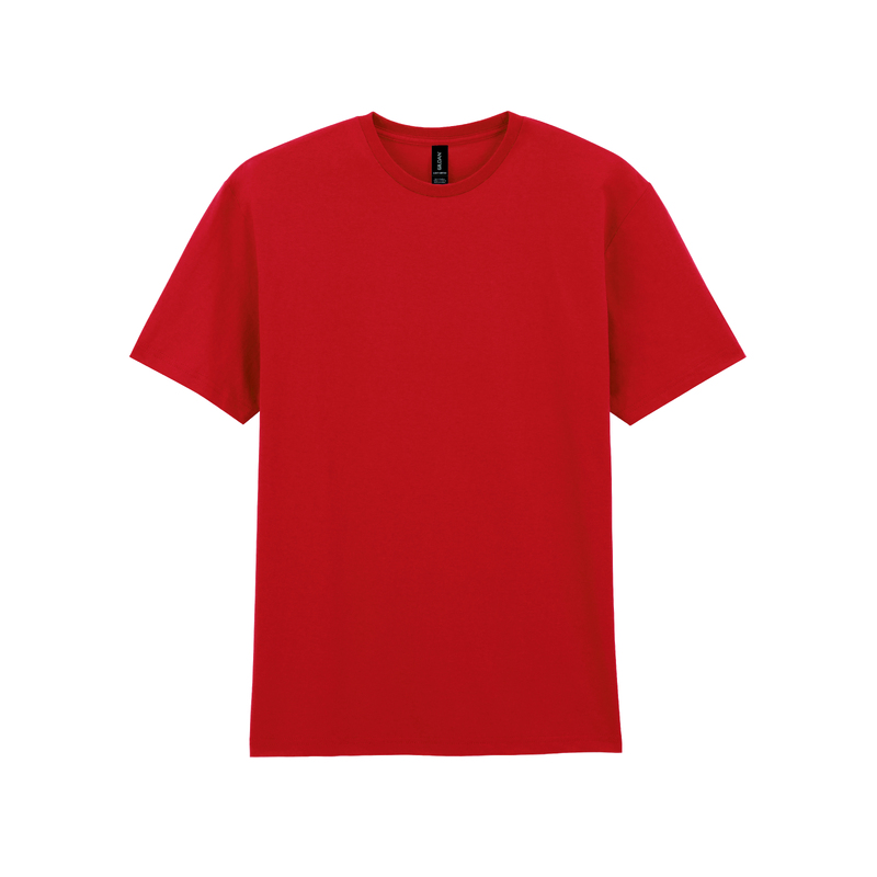 Футболка LIGHT COTTON, КРАСНЫЙ 2XL с логотипом