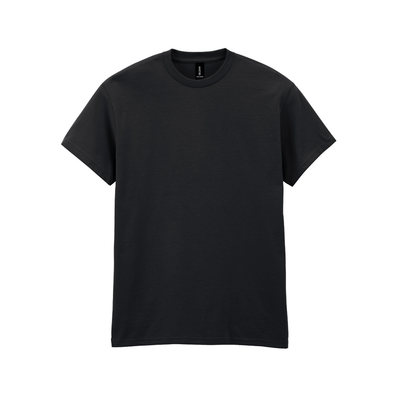 Футболка HEAVY COTTON, ЧЕРНЫЙ 5XL с логотипом