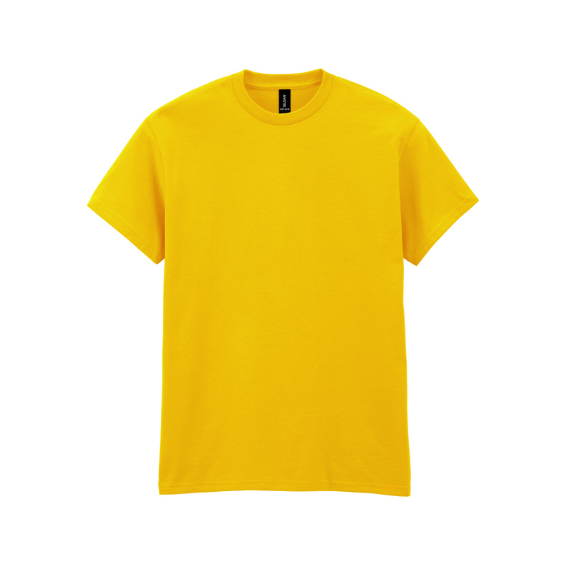 Футболка HEAVY COTTON, ЖЕЛТЫЙ 2XL с логотипом