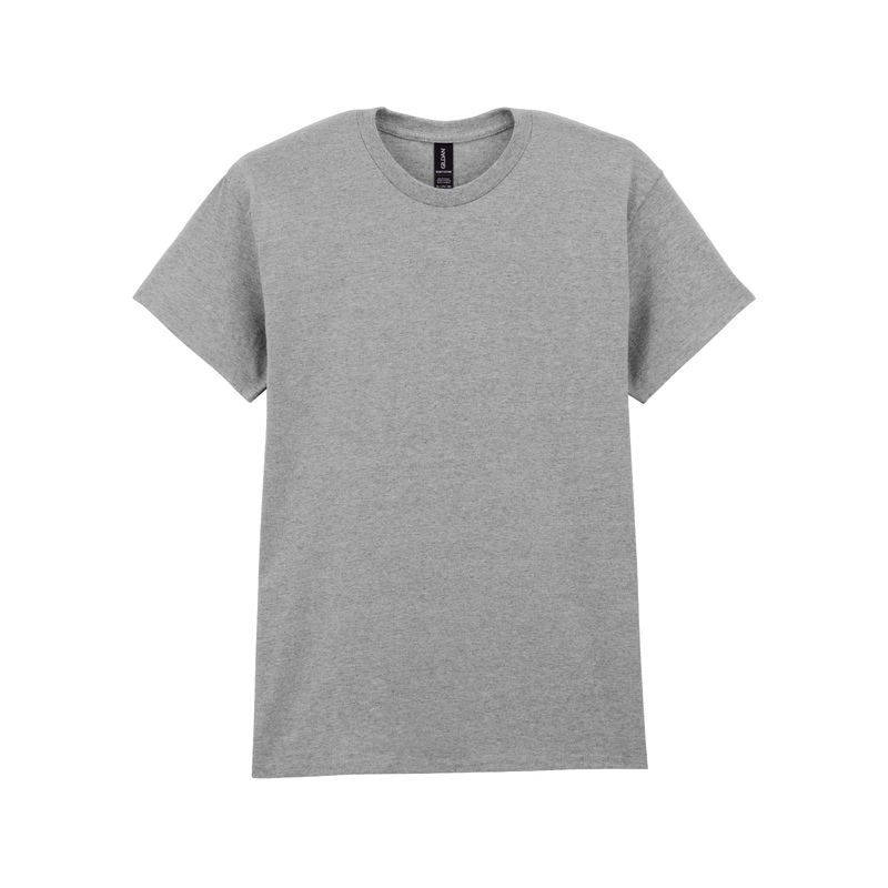 Футболка HEAVY COTTON, ПЕПЕЛЬНО-СЕРЫЙ 5XL с логотипом