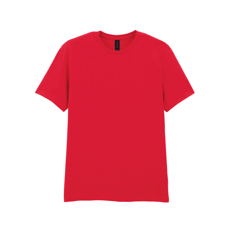 Футболка SOFTSTYLE, КРАСНЫЙ 3XL с логотипом