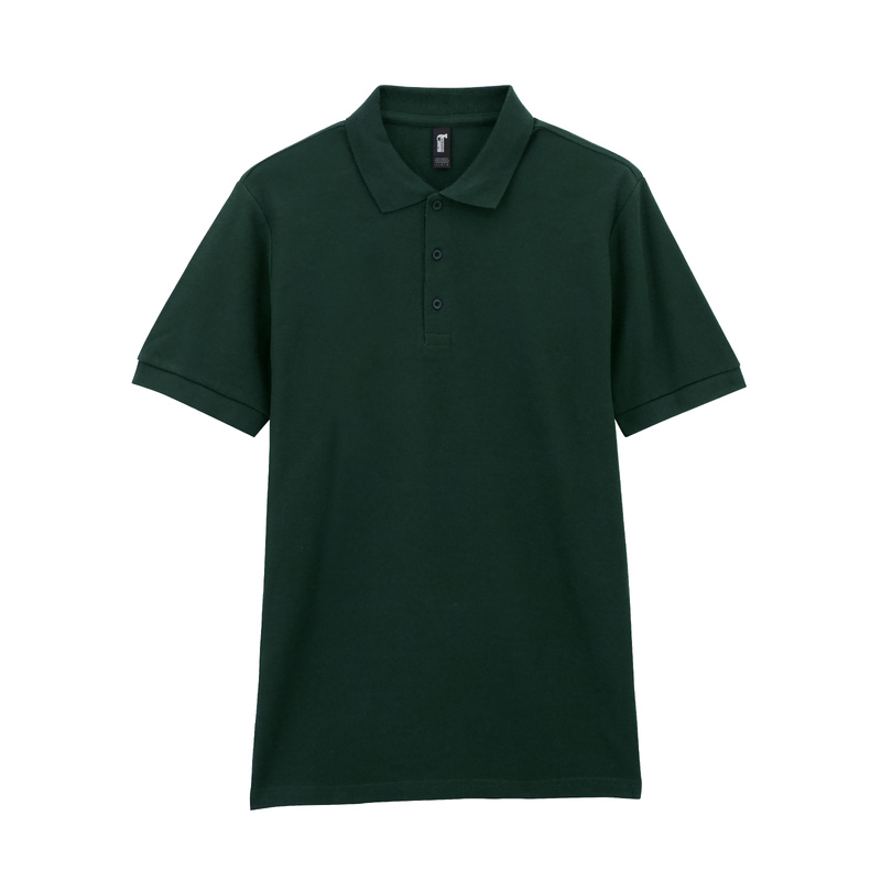 Футболка поло PREMIUM COTTON ADULT DOUBLE PIQUE, ХАКИ 2XL с логотипом