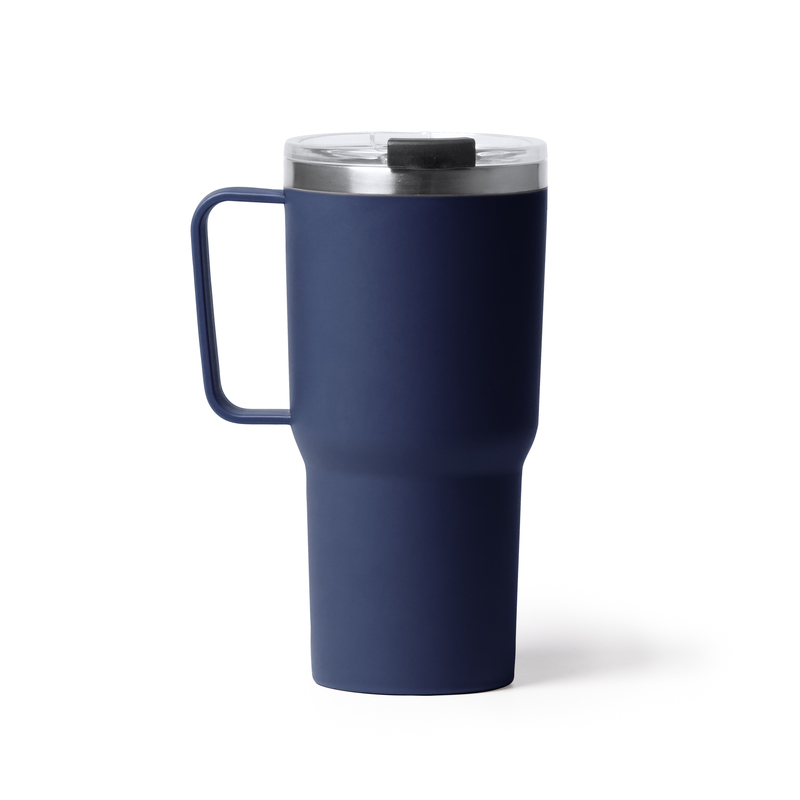 Термокружка KENCHER, морской синий с логотипом