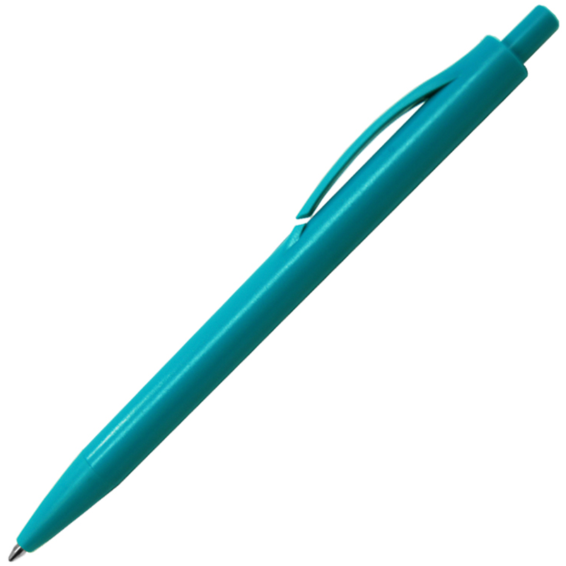 Ручка шариковая IGLA COLOR, пластиковая, бирюзовая 3135 с логотипом