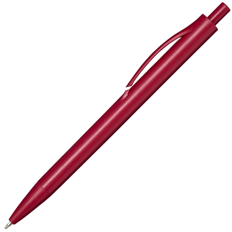 Ручка шариковая IGLA COLOR, пластиковая, красная 207 с логотипом