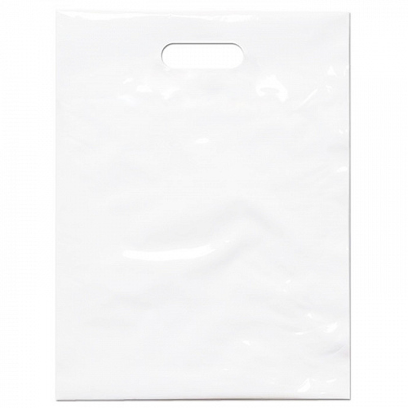 Пакет ПВД 20*30+3, 80 мкм, белый, pantone White с логотипом