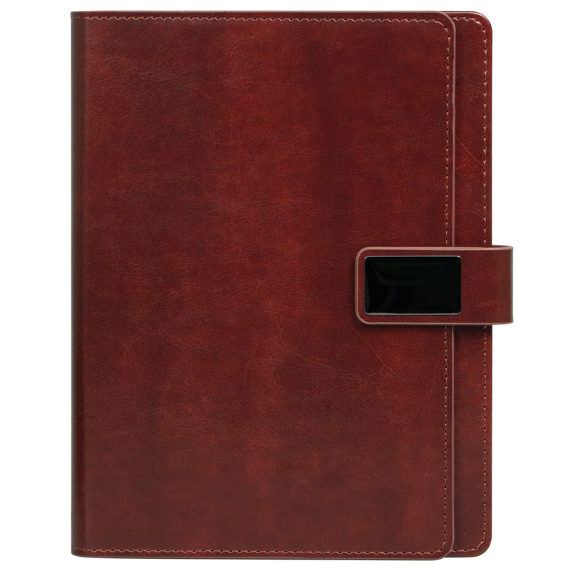 Ежедневник Alfa Brandy Business Edition B5 коричневый, в подарочной коробке с логотипом