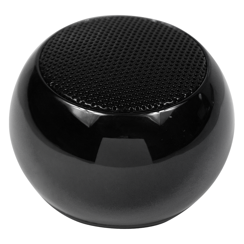 Колонка беспроводная  MyTone Mini Sound, черная металлик с логотипом