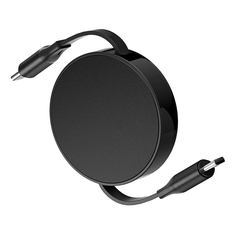 Кабель зарядный скоростной USB High Energy 2-в-1, Type-C ,  PD 240W , Quick Charge, черный с логотипом