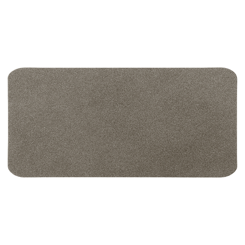 Шеврон Rectangle NUBA размер 60*30 мм, светло-серый, со скругленными углами с логотипом