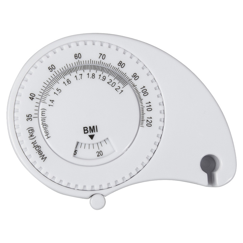 Рулетка Tools Weight, 1,5 метра, белая, пластиковая, с мягкой лентой с логотипом