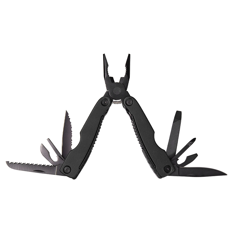 Мультитул Tools Сrafter Version 2 (мультиинструмент) 9 в 1 в чехле и  подарочной коробке, черный с логотипом